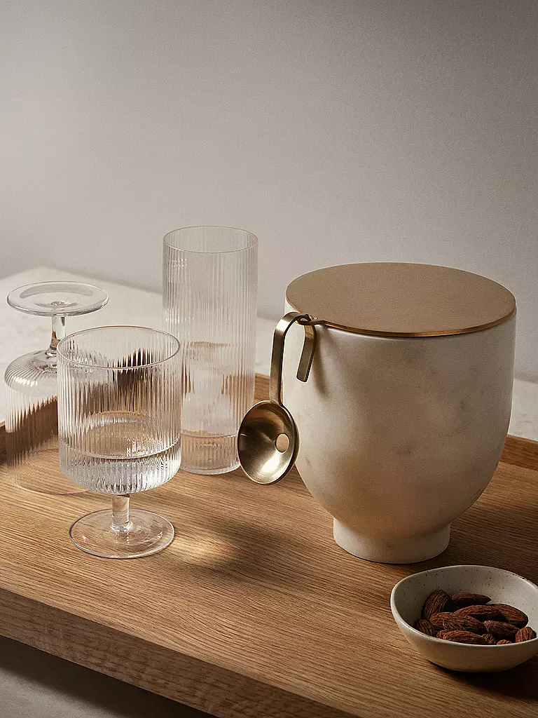FERM LIVING | Set di 2 bicchieri da vino RIPPLE | 