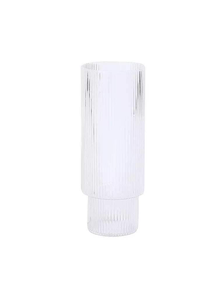 FERM LIVING | Set di 4 bicchieri da long drink RIPPLE | Trasparente