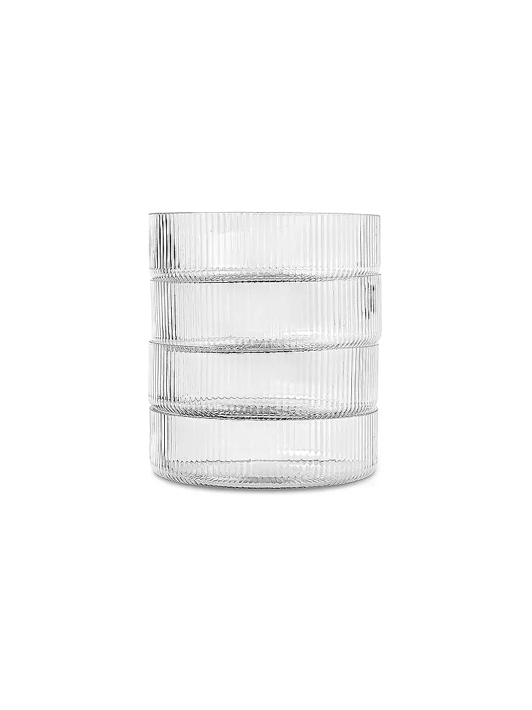 FERM LIVING | Set di 4 ciotole Ripple Clear | 
