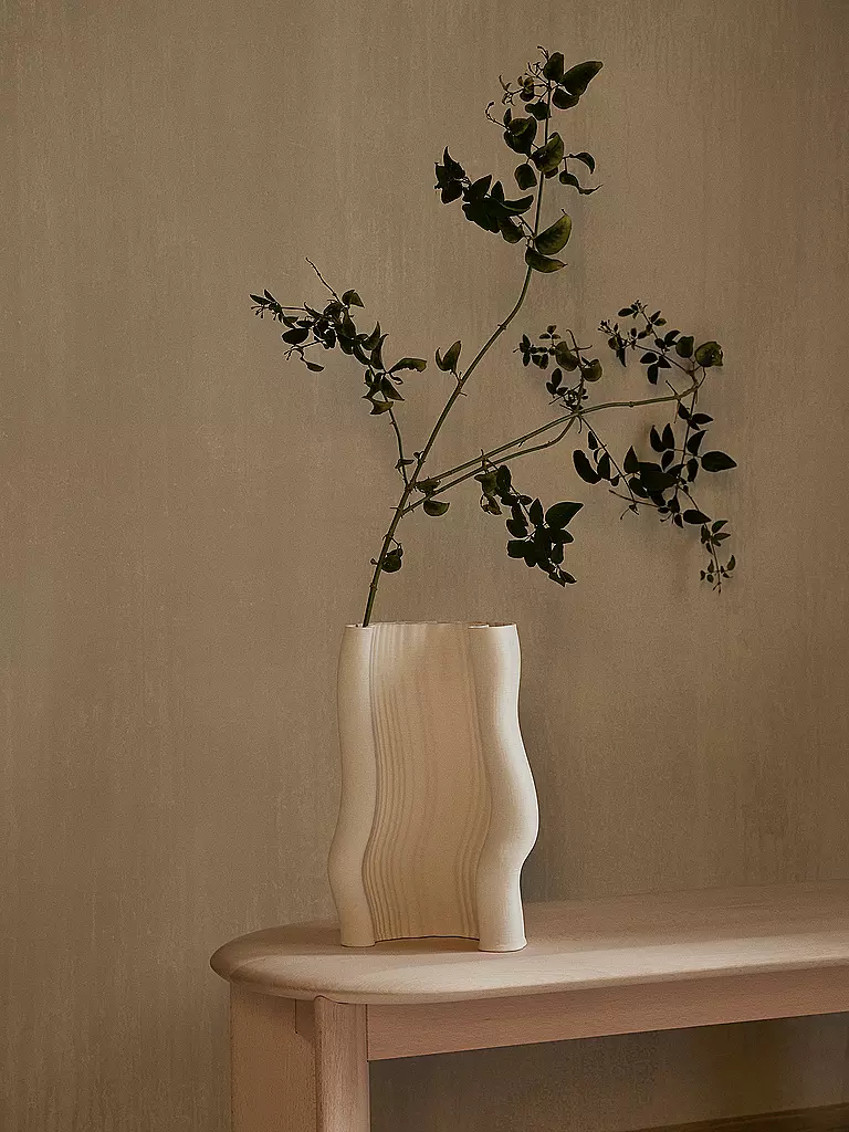 FERM LIVING | Vaso MOIRE 30cm Bianco sporco | 