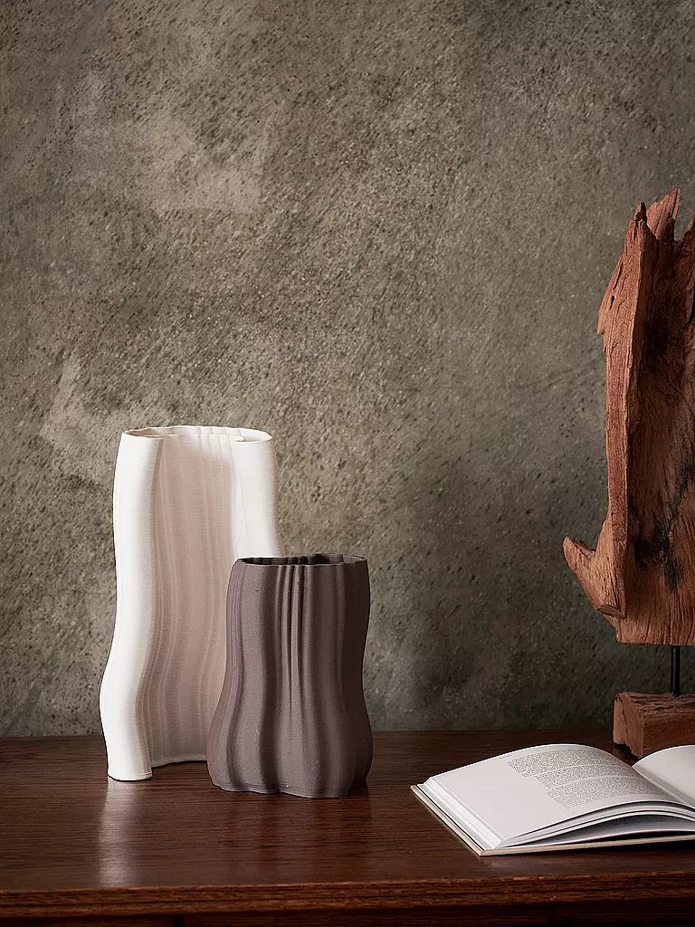FERM LIVING | Vaso MOIRE 30cm Bianco sporco | 