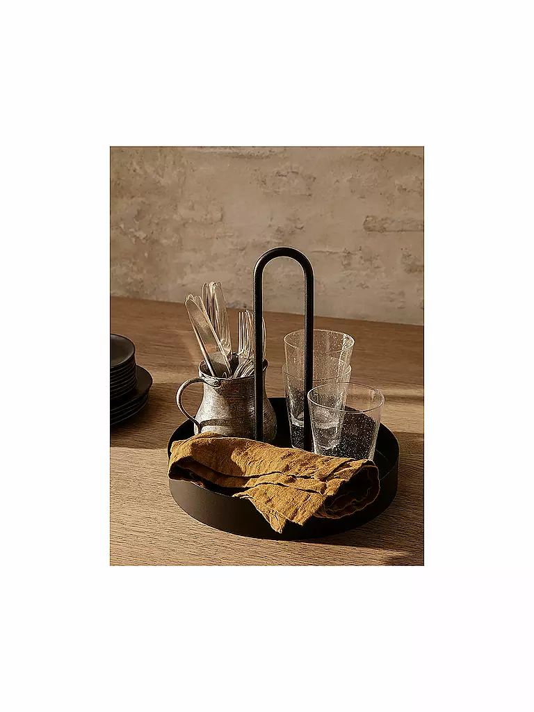 FERM LIVING | Vassoio Grib Tray | Nero