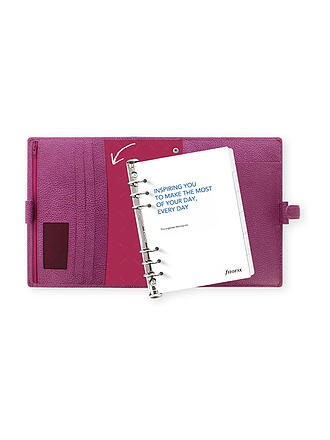 FILOFAX | Terminplaner FINSBURY ORGANIZER MODULAR A5 Raspberry Beere