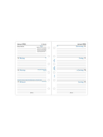 FILOFAX | Inserto per agenda Pocket Settimana 2026 Tedesco