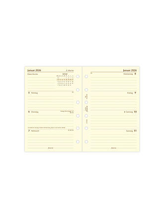 FILOFAX | Inserto per agenda Pocket settimana 2026 tedesco