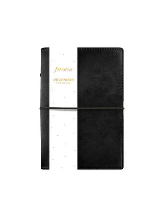 FILOFAX | Agenda DOMINO SOFT PERSONAL ORGANISER Nero Non Datato