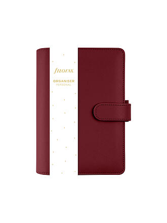 FILOFAX | Agenda SAFFIANO PERSONAL ORGANISER  Dark Cherry