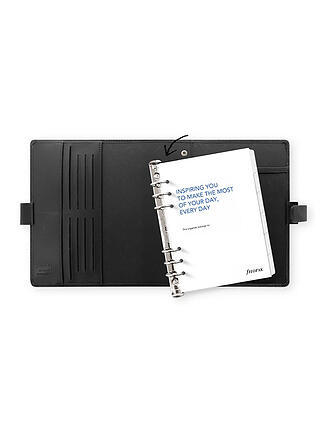 FILOFAX | Agenda METROPOL A5 ORGANISER BLACK UNDATED Nero