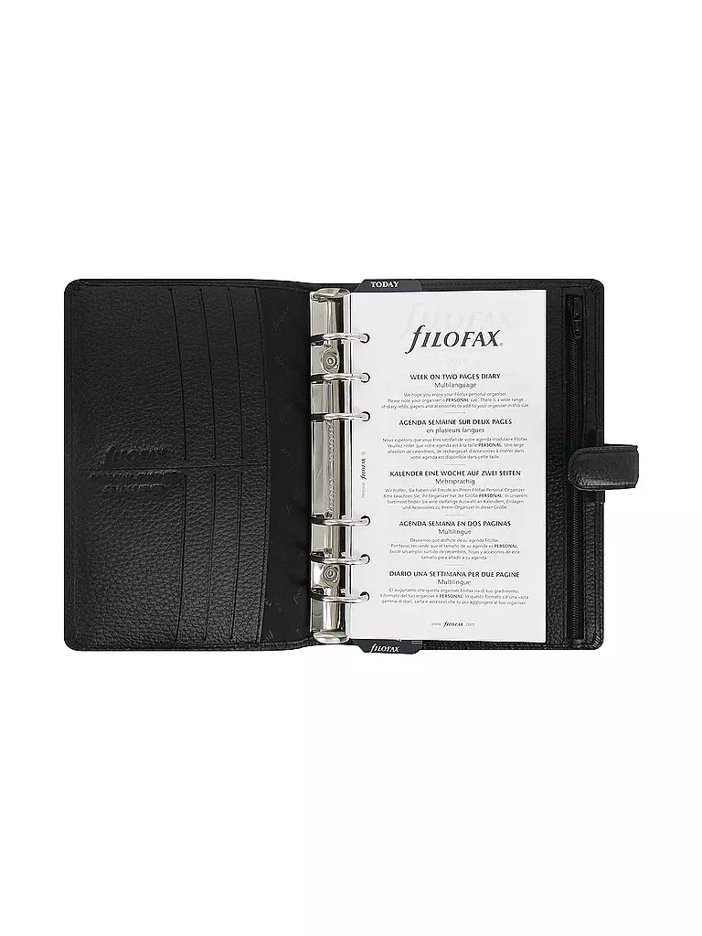 FILOFAX | Filofax Finsbury Organizer Personal Nero | Nero