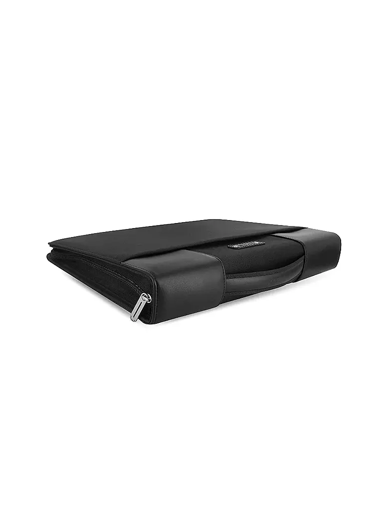 FILOFAX | Folio in microfibra con cerniera e maniglia | Nero