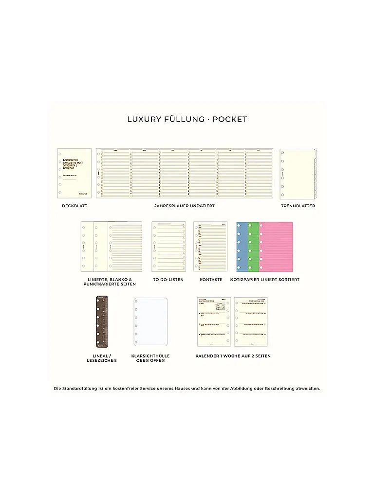 FILOFAX | Holborn Personal Organiser Medium Nero |