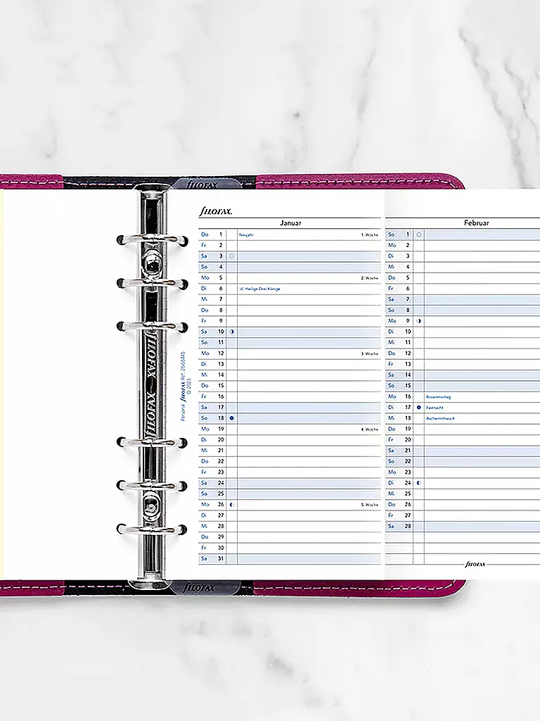FILOFAX | Inserto per agenda, planning annuale, tedesco, formato Personal, 2026 |