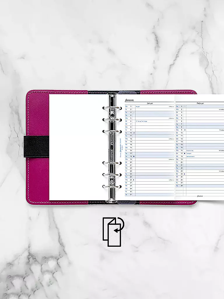 FILOFAX | Inserto per agenda, planning annuale, tedesco, formato Personal, 2026 |