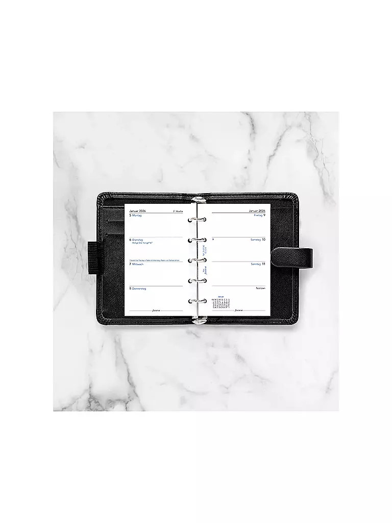 FILOFAX | Inserto per agenda Mini Settimanale Tedesco 2026 | 