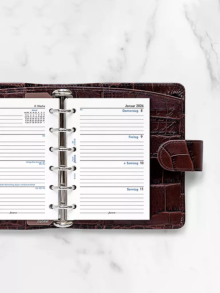 FILOFAX | Inserto per agenda Pocket Settimana 2026 Tedesco | 