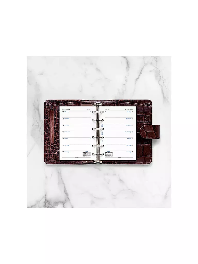 FILOFAX | Inserto per agenda Pocket Settimana 2026 Tedesco | 