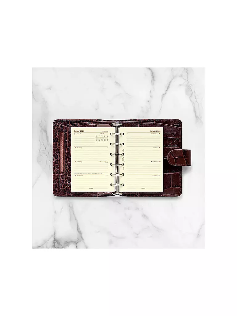 FILOFAX | Inserto per agenda Pocket settimana 2026 tedesco | 