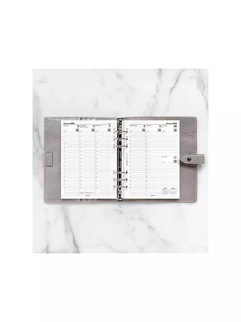 FILOFAX | Inserto per agenda settimanale tedesco A5 Multifit 2026 | 