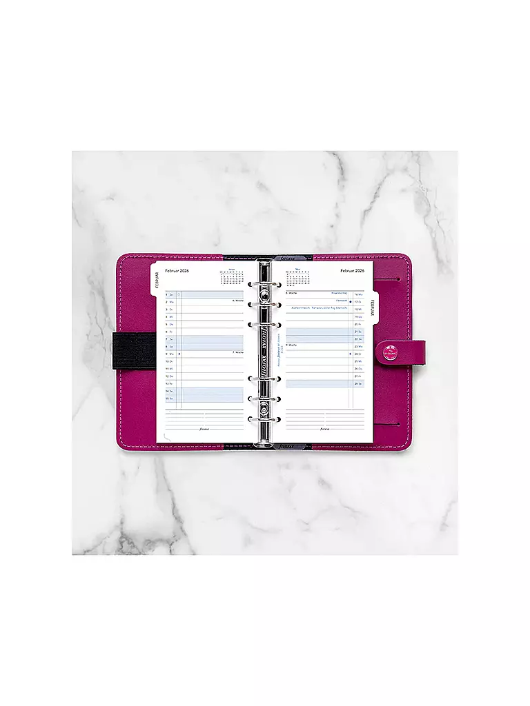 FILOFAX | Inserto per calendario mensile tedesco Personal 2026 | 