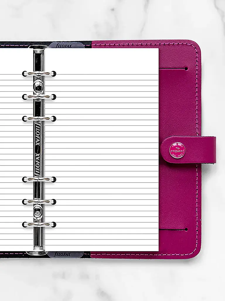 FILOFAX | Notizpapier weiß liniert - Personal | Bianco