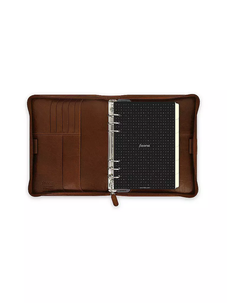 FILOFAX | Organiser A5 con zip Lockwood | Marrone