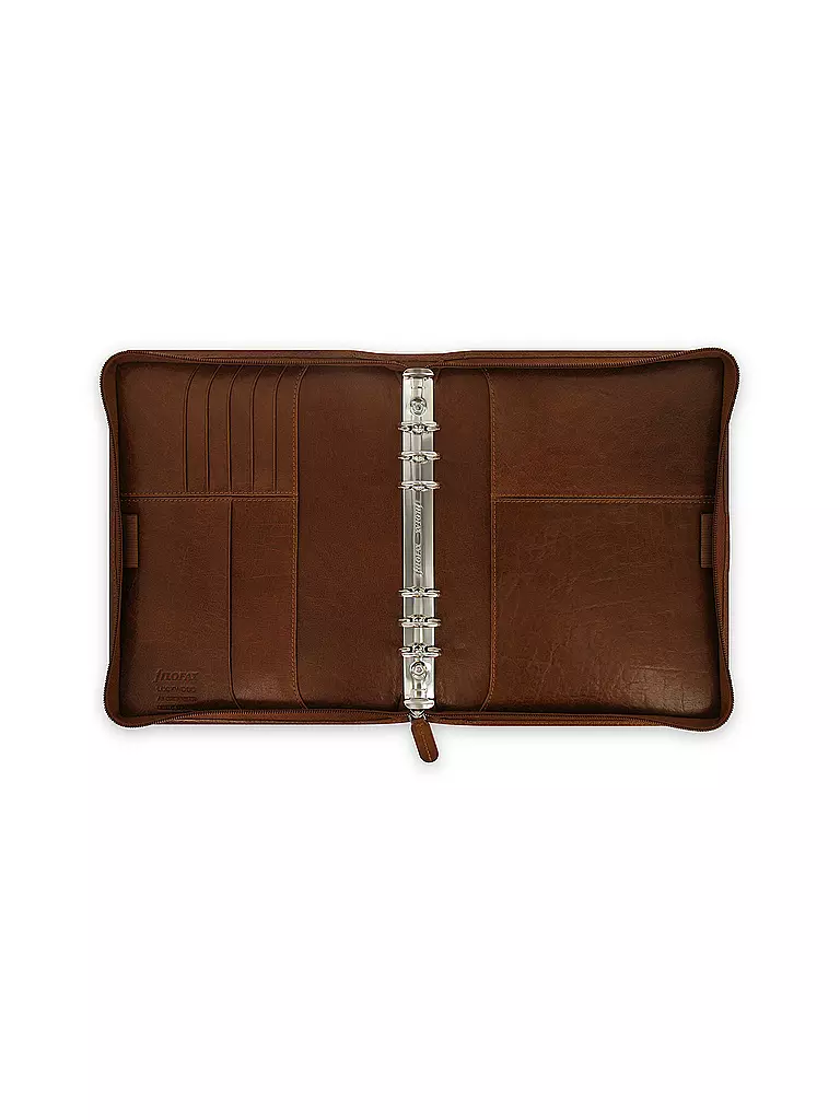 FILOFAX | Organiser A5 con zip Lockwood | Marrone