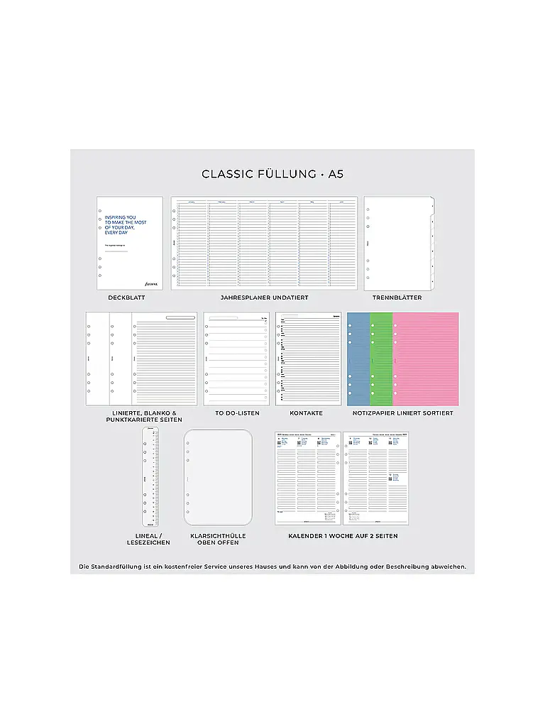 FILOFAX | Organiser A5 Domino Soft Rosa | 