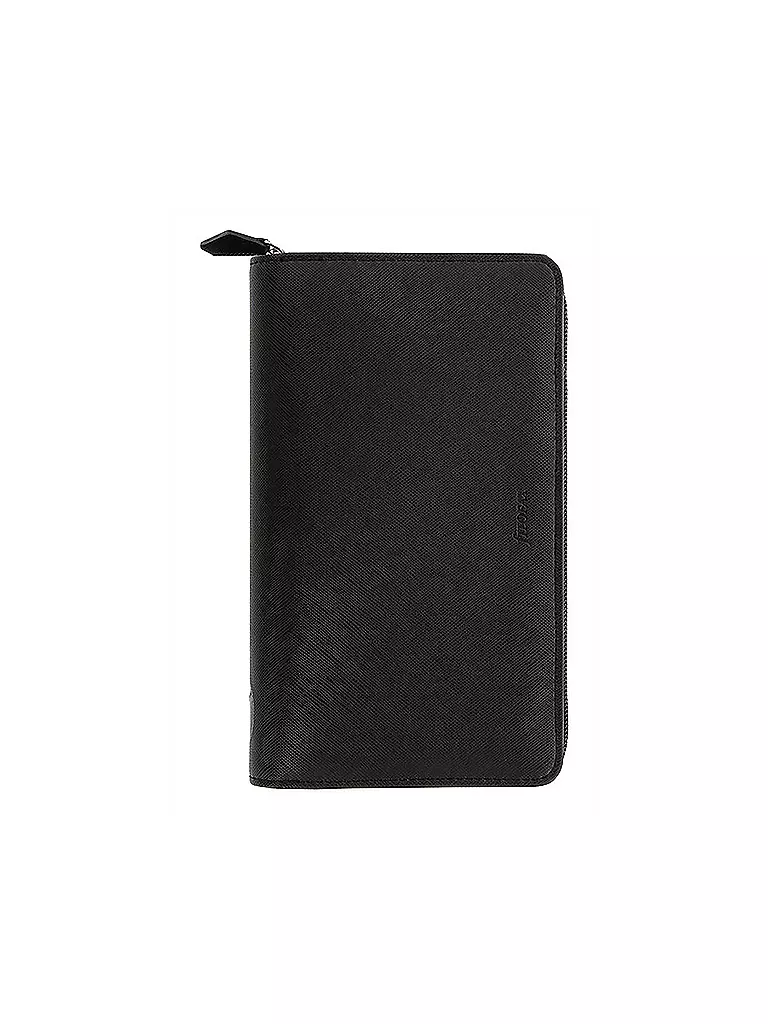 FILOFAX | Organiser compatto personale Saffiano Zip nero 2021 | Nero