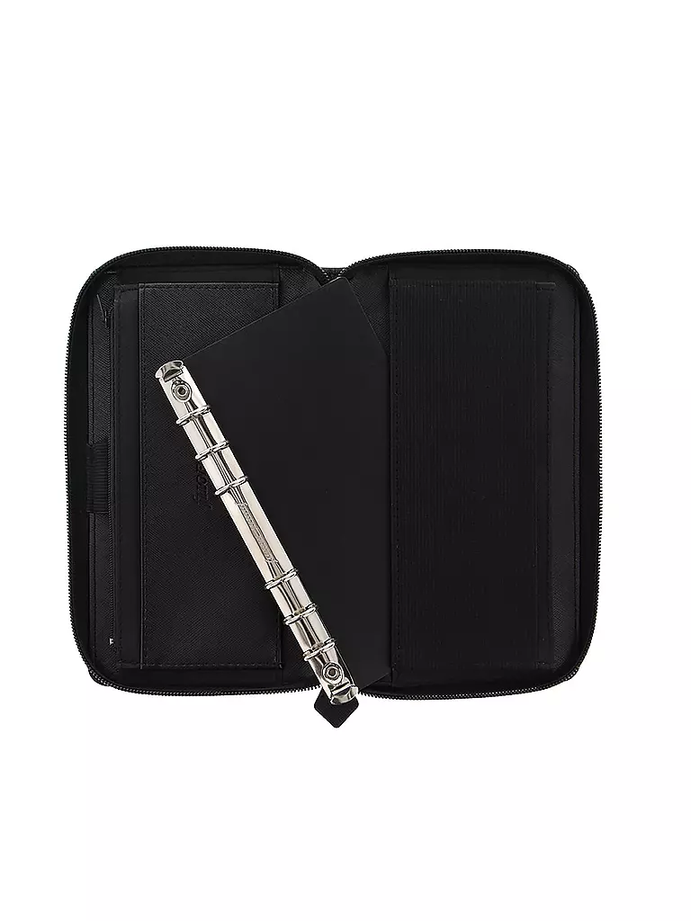 FILOFAX | Organiser compatto personale Saffiano Zip nero 2021 | Nero