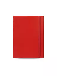 FILOFAX | Quaderno A4 ricaricabile A RIGHE ROSSO | Rosso
