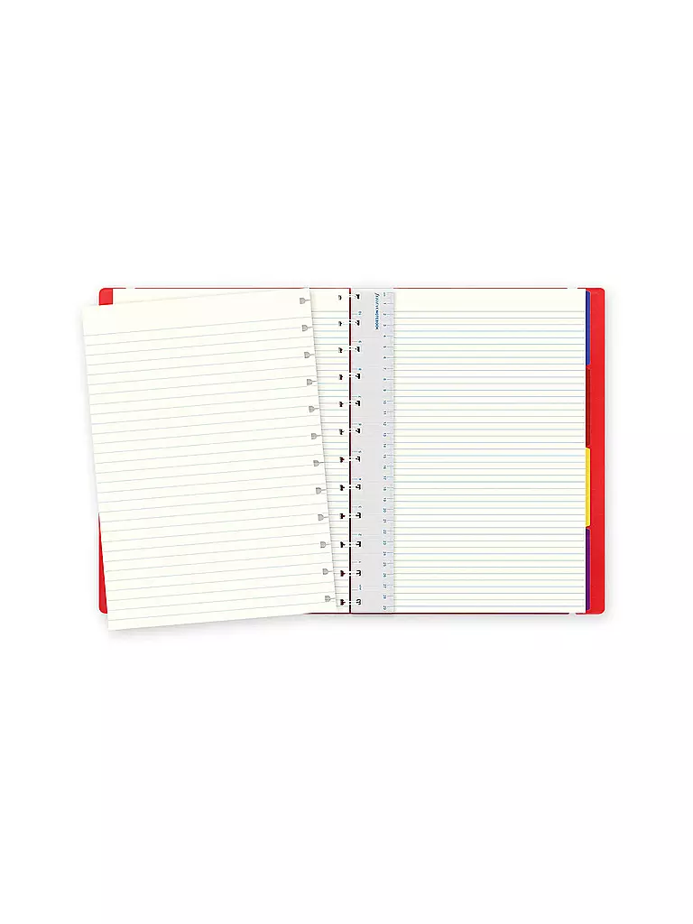 FILOFAX | Quaderno A4 ricaricabile A RIGHE ROSSO |