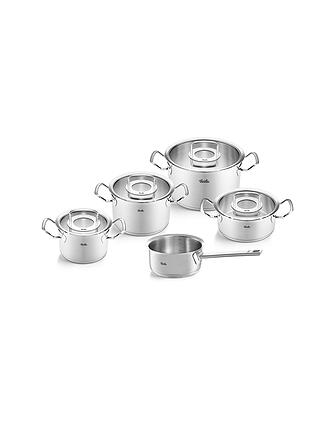 FISSLER | Kochtopf Set 5-tlg. mit Glasdeckel ORIGINAL PROFI COLLECTION Edelstahl/Matt