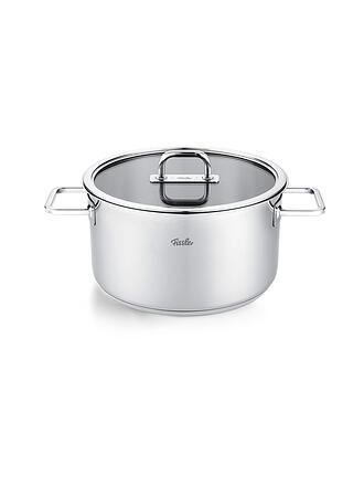 FISSLER | Kochtopf mit Glasdeckel VISEO PRO 24cm/5,7cm Edelstahl