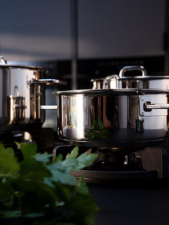 FISSLER | Casseruola con coperchio in vetro VISEO PRO 20cm/2,4l Acciaio inox