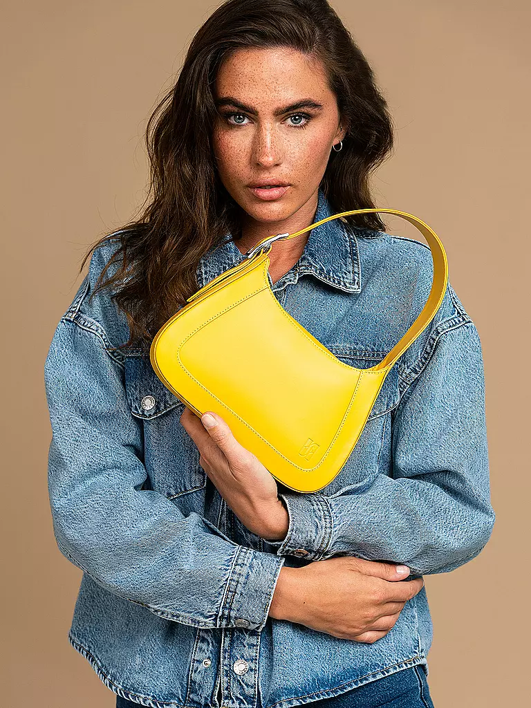 FIVE FORTY | Ledertasche - Mini Bag GAIA | Giallo