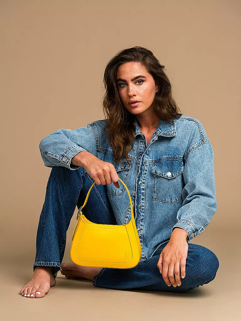 FIVE FORTY | Ledertasche - Mini Bag GAIA | Giallo
