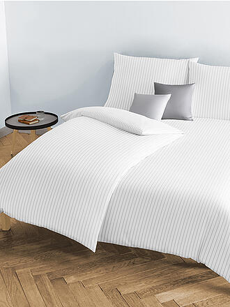 FLEURESSE | Biancheria da letto in damasco Melk 70x90cm / 140x200cm Bianco
