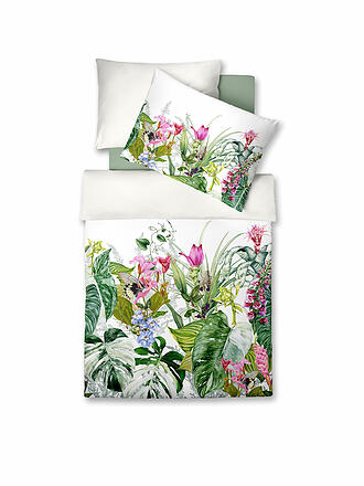 FLEURESSE | Biancheria da letto in raso BED ART 70x90cm/140x200cm Aqua