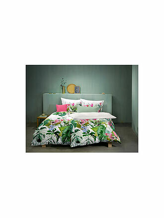 FLEURESSE | Biancheria da letto in raso BED ART 70x90cm/140x200cm Aqua