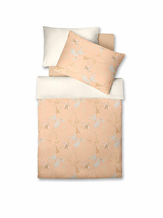 FLEURESSE | Biancheria da letto in raso BED ART 70x90cm/140x200cm Pesca