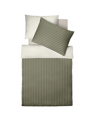 FLEURESSE | Biancheria da letto in raso MODERN CLASSIC B 70x90cm / 140x200cm Matcha Brew