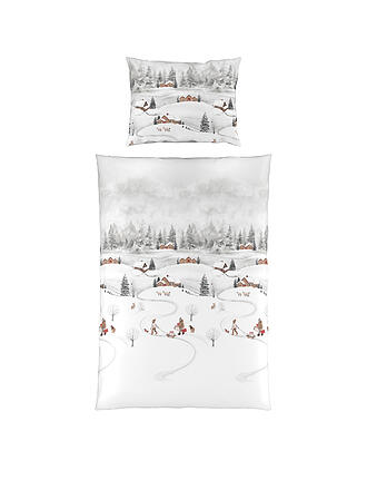 FLEURESSE | Biancheria da letto in flanella 70x90cm/140x200cm ASPEN White