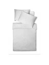 FLEURESSE | Biancheria da letto in damasco OPAL 70x90cm/140x200cm Antracite | Bianco
