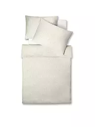 FLEURESSE | Biancheria da letto in damasco OPAL 70x90cm/140x200cm Antracite | Crema
