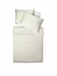 FLEURESSE | Biancheria da letto in damasco "Opal" 70x90cm/140x220cm | Crema