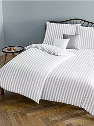 FLEURESSE | Biancheria da letto in damasco Melk 70x90cm / 140x200cm Crema | Bianco