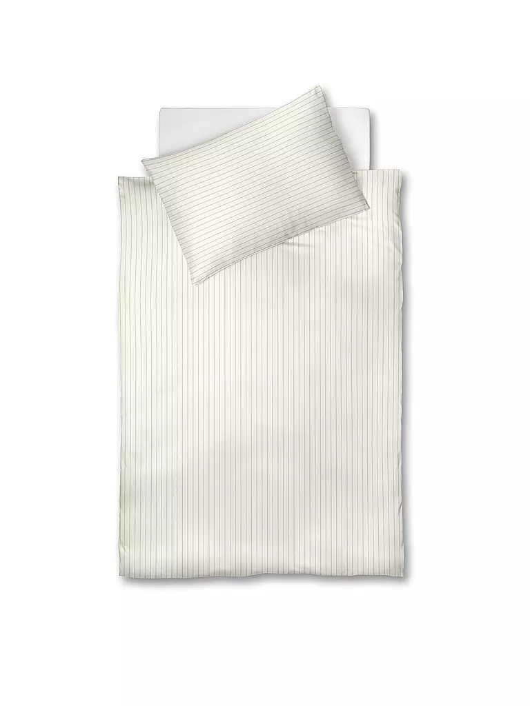 FLEURESSE | Biancheria da letto in damasco Melk 70x90cm / 140x200cm Crema | Crema