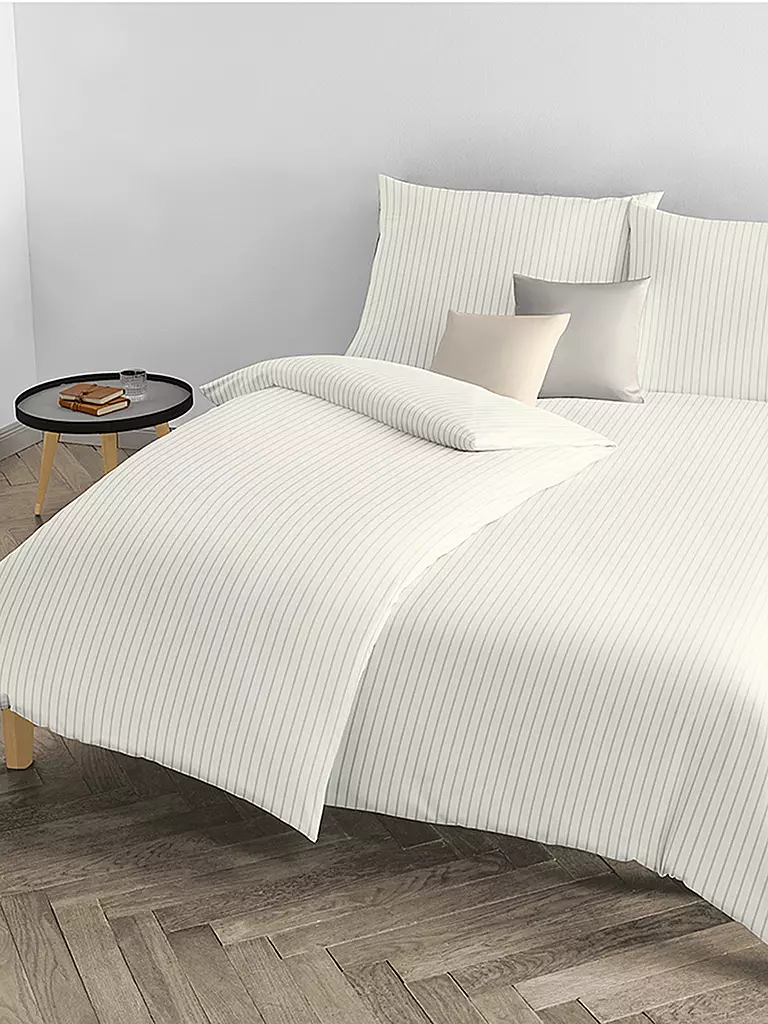 FLEURESSE | Biancheria da letto in damasco Melk 70x90cm / 140x200cm Crema | Crema