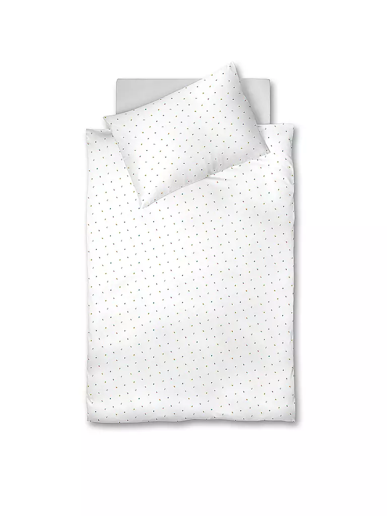 FLEURESSE | Biancheria da letto in flanella VELVET 70x90cm/140x200cm Ranken | Bianco