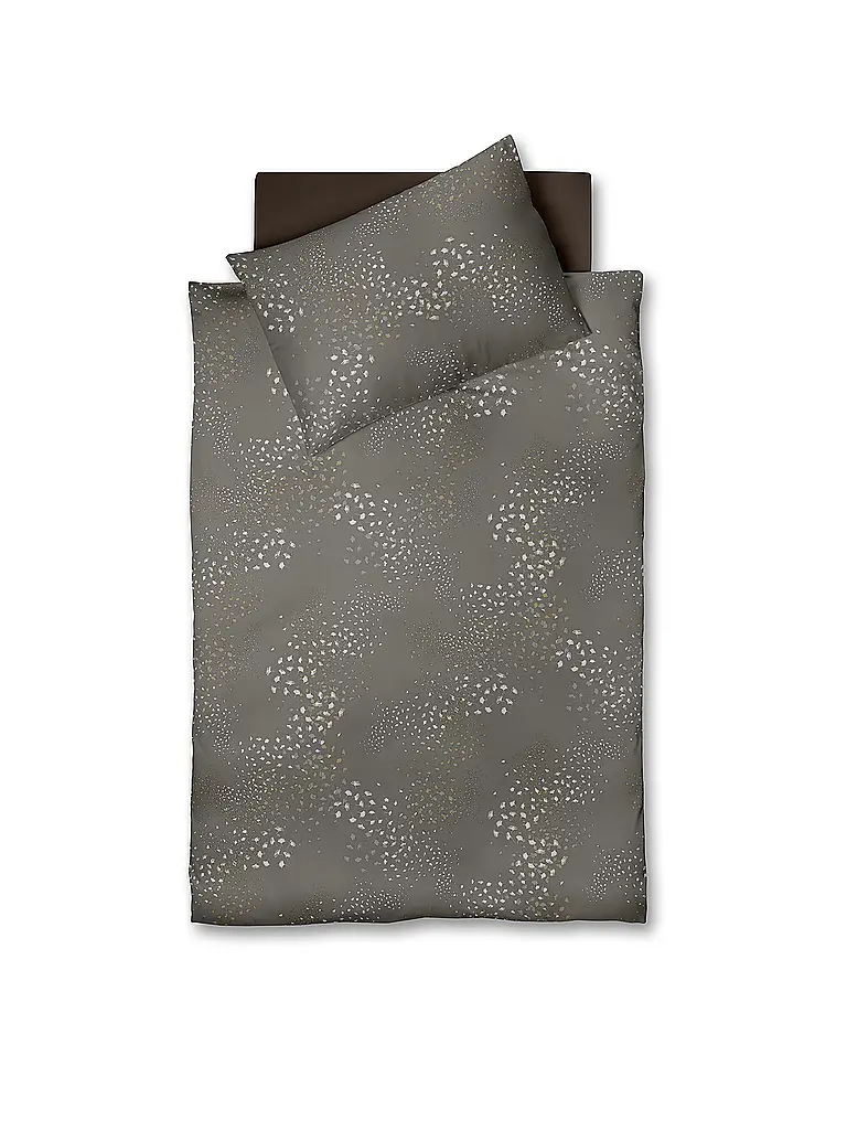 FLEURESSE | Biancheria da letto in jersey 70x90cm/140x200cm TOPAS Stone | Grigio